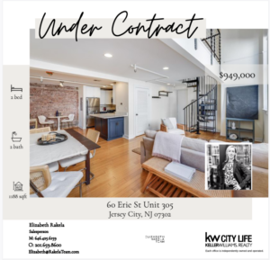 60 Erie Street in Jersey City, NJ is Under Contract