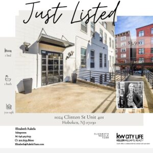Just Listed! 1024 Clinton Street #401, Hoboken