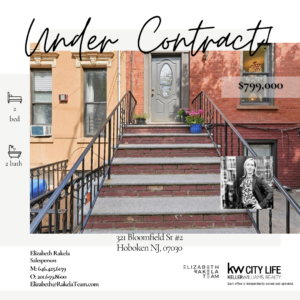 Under Contract! 321 Bloomfield St. #2 Hoboken NJ, 07030